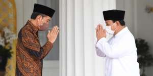 Cuma Ngobrol Hal Ringan Saat Silaturahmi ke Jokowi, Prabowo Subianto: `Opornya 2 Macam Tadi`