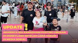 Akhirnya Nia Ramadhani Posting Liburan di Disneyland Setelah Lama Vakum di Media Sosial