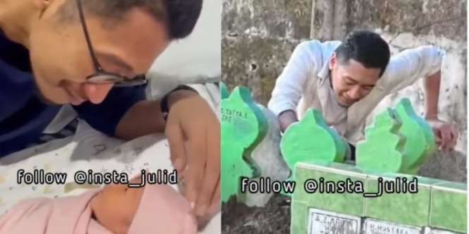 Kisah Pilu Anak Bupati Konawe Kehilangan Istri Usai Melahirkan, Nangis Histeris di Pusara, Warganet: InsyaAllah Syahid