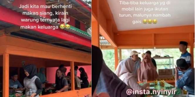 Dikira Warung, Satu Keluarga Ini Ternyata Makan di Rumah Warga, Ini yang Akhirnya Terjadi...
