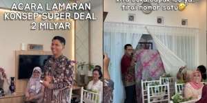 Acara Lamaran Pakai Konsep Super Deal 2 Miliar, Calon Pengantin Pria Deg-degan Takut Dapat Zonk