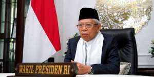 Wapres Ma'ruf Amin Sentil Menteri Sibuk Nyapres: Jangan Tinggalkan Pekerjaan