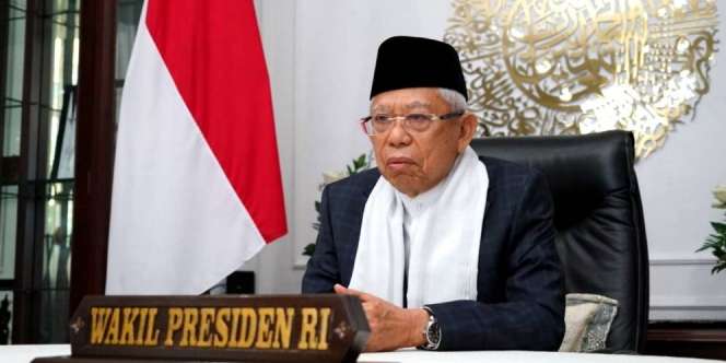 Wapres Ma'ruf Amin Sentil Menteri Sibuk Nyapres: Jangan Tinggalkan Pekerjaan