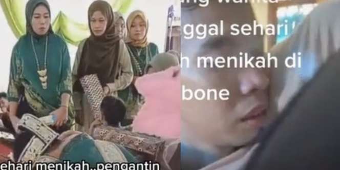 Kisah Pilu Pria di Bone Ditinggal Wafat Sang Istri Sehari Setelah Menikah
