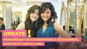 Persahabat Nia Ramadhani dan Marshanda, dari Kecil hingga Kini