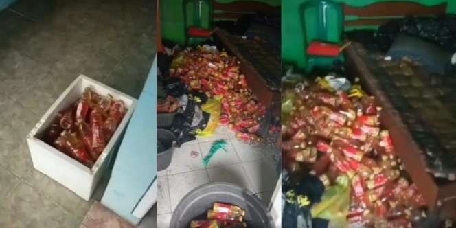 Viral! Ditinggal Kabur Penghuni, Kamar Kos di Samarinda Dipenuhi Botol Bekas Berisi Air Kencing
