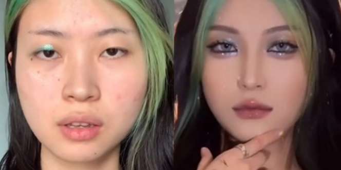 TikToker China Tampil Beda Setelah Dirias, Warganet: Keren Parah!