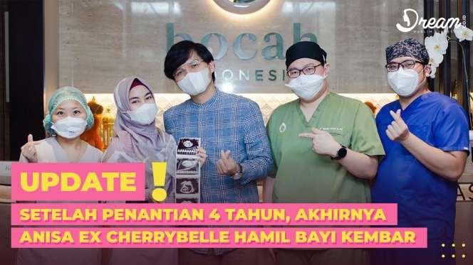 Setelah Penantian 4 Tahun, Akhirnya Anisa Ex Cherrybelle Hamil Bayi Kembar