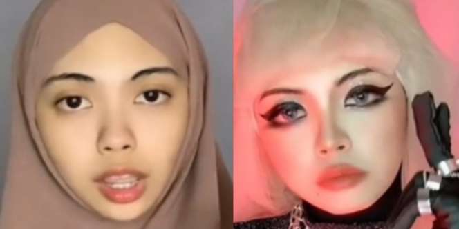 TikToker Hijab Bikin Makeup ala CL 2NE1, Warganet ‘Daebak’