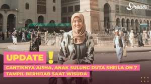 Cantiknya Aisha, Anak Sulung Duta Sheila On 7 Tampil Berhijab Saat Wisuda