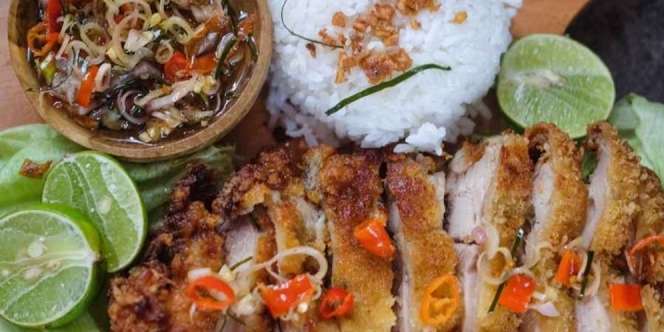 Aromanya Menggoda, Kelezatan Chicken Katsu Sambal Matah Ini Mampu Goyang Lidah