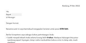 Ajukan Surat Lamaran Jadi Istri, Wanita Ini Bikin CV Khusus