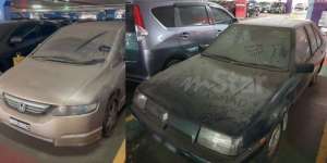 Hampir 8 Tahun Terbengkalai di Parkiran Bandara, Mobil-mobil Berdebu Ini Milik Korban Kecelakaan Penerbangan MH370?
