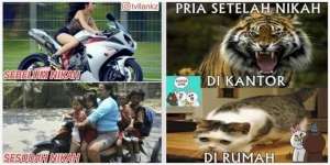 Deretan Meme Lucu Realita Masa Pacaran dan Sesudah Menikah yang Bikin Ngakak