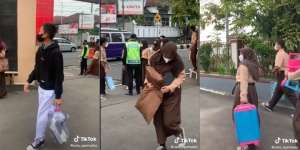 Video Kocak Siswa Sekolah Tanpa Bawa Tas Ransel, Malah Pakai Keranjang Belanja hingga Galon