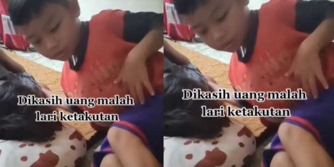 Aneh Tapi Nyata, Bocah Ini Malah Ketakutan Dikasih Uang, Warganet: Gedenya Jadi Ketua KPK