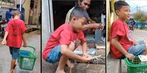 Kisah Kiki, Anak Yatim yang Rela Jualan Kue demi Biaya Sekolah