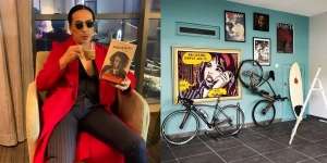 10 Potret Rumah Amy Search Pelantun Lagu ‘Isabella’, Bak Istana Rocker, Penuh Tempelan Gambar!