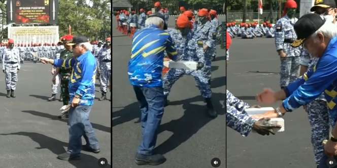 Menteri Basuki Unjuk Ketangkasan di Depan Kopassus, Bisa Patahkan Hebel dan Lempar Pisau