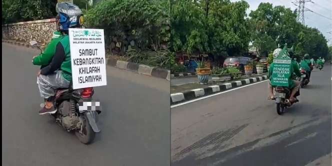 Viral Konvoi 'Kebangkitan Khilafah' di Jaktim, Warganet: Pak Mahfud MD, Mengapa Dibiarkan?