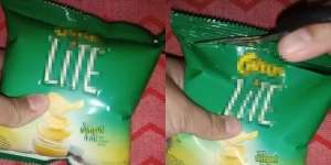 Viral Buka Keripik Kentang Bungkusnya Saja yang Kembung Tapi Isinya Cuma Sepotong, Netizen: Beli Angin yang Sebenarnya