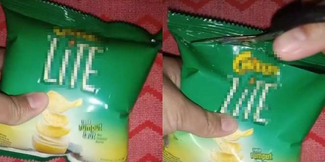 Viral Buka Keripik Kentang Bungkusnya Saja yang Kembung Tapi Isinya Cuma Sepotong, Netizen: Beli Angin yang Sebenarnya