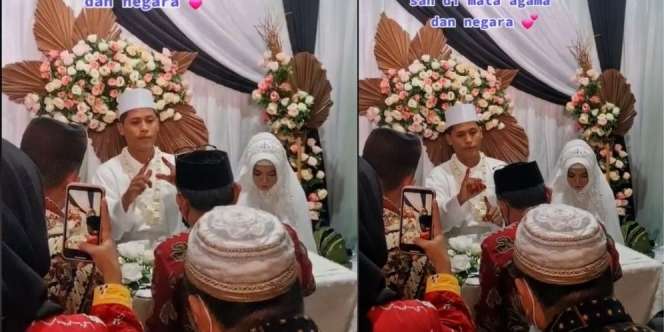 Momen Haru Pasangan Tunawicara dan Tunarungu Menikah, Ijab Kabul Pakai Bahasa Isyarat