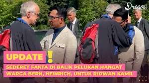 Sederet Fakta di Balik Pelukan Hangat Warga Bern, Heinrich untuk Ridwan Kamil