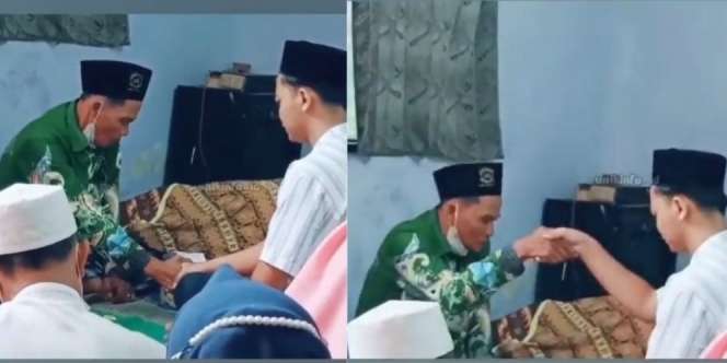 Pilu, Pasangan Menikah di Depan Jenazah Ibu, Ekspresi Lemas Pengantin Pria Bikin Terenyuh