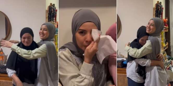 Momen Tangis Tya Ariestya Lepas Babysitter Kalundra: `Sus Siti Gak Terganti...`