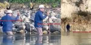 Potret Perjuangan Ridwan Kamil Cari Eril, Susuri Sungai Aare Sendirian, Bawa Tongkat Kayu
