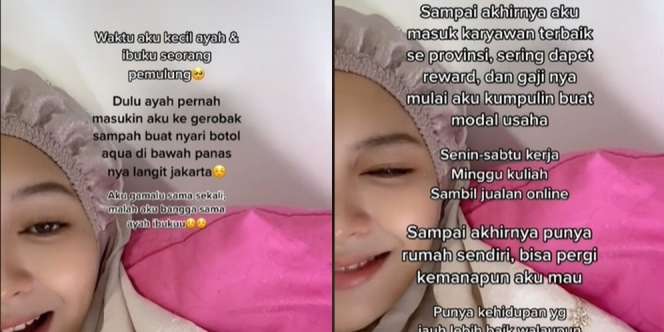 Bikin Salut, Potret Perjuangan Anak Pemulung, Dulunya Hidup Susah Kini Bergelimang Harta!
