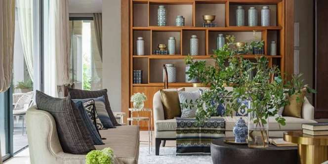 Interior Bertema Batik Elegan Memanjakan Mata