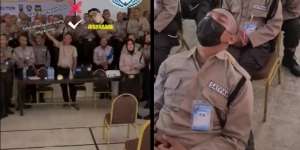 Momen Kocak Peserta Ngantuk Berat Saat Diklat, Nyanyian Sekompi Satpam Tak Mempan Bikin Bangun
