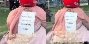 Naik Motor Sendirian, Ibu Hamil Ini Tulis Pesan Khusus untuk Pengendara Lain: Maaf Jika Pelan