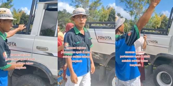 Pria Dipaksa Buka Pintu Mobil, Dekapannya ke Penumpang Baru Keluar Bikin Ingat Bapak