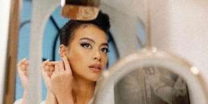 Ragam Makeup Unik Eva Celia Saat Menikah