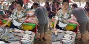 Potret Pramugari Cantik ‘Buntung Sebelah’ Belanja di Pasar, Ternyata Ini Fakta Sebenarnya!