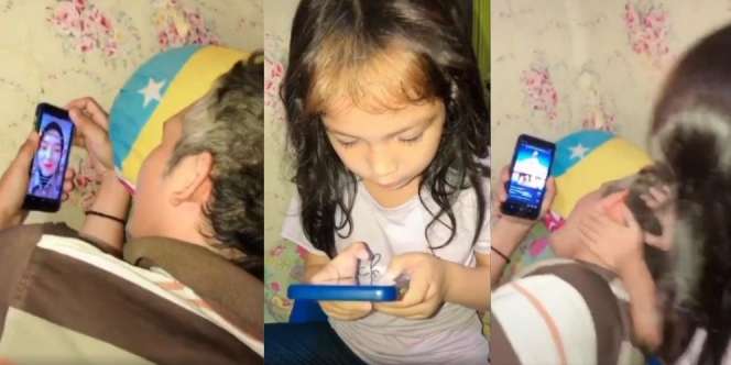 Ayah Terciduk Asyik Nonton Video Cewek Cantik, Putrinya Bikin Hal Terduga hingga Bikin Netizen Melongo