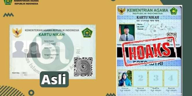 Viral Kartu Nikah dengan 4 Kolom Istri, Cek Fakta Sebenarnya!