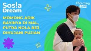 Momong Adik Bayinya di Mal, Putra Nola Be3 Panen Pujian