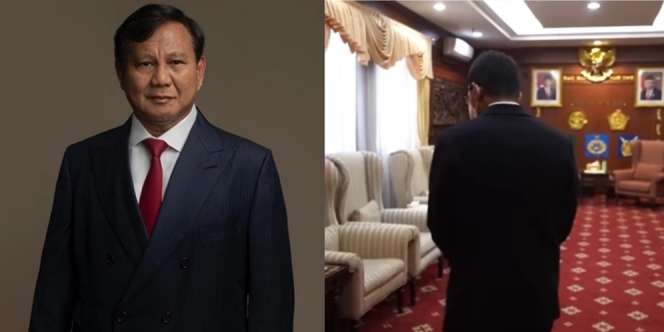 Tak Pernah Tersorot! 9 Potret Kantor Menhan Prabowo Subianto, Singgasananya Luas Biasa Mewah!
