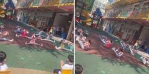 Viral Video Kompaknya Latihan Fisik Anak TK di China