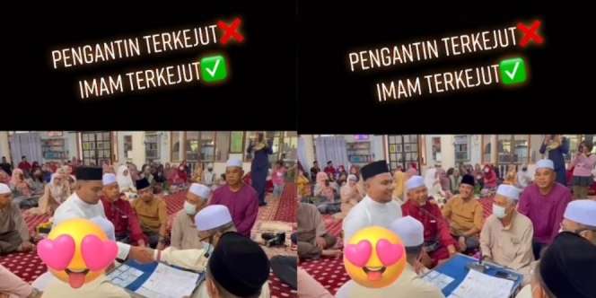 Batal Terharu! Momen Akad Nikah Berubah Ambyar Lantaran Penghulu Kaget dengar Suara Lantang Mempelai Pria