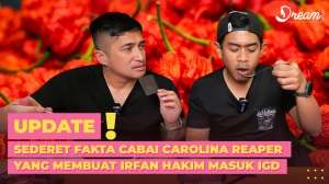 Sederet Fakta Cabai Carolina Reaper yang Membuat Irfan Hakim Masuk IGD