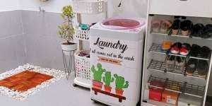 Ide Ruang Laundry dan Tempat Wudhu Jadi Tertata Rapi
