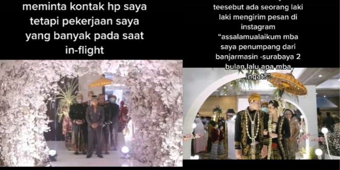 Jodoh Tak ke Mana! Kenal di Pesawat dan Sempat Hilang Kontak, Pramugari Ini Akhirnya Menikah dengan Penumpang