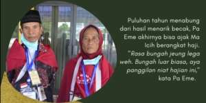 Kisah Kakek Tukang Becak Ajak Istri Naik Haji: Ada Panggilan Gusti Allah