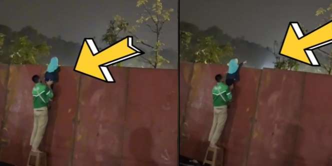 Momen Haru Ayah Angkat Putrinya dari Balik Dinding Seng Demi Lihat Konser Musik