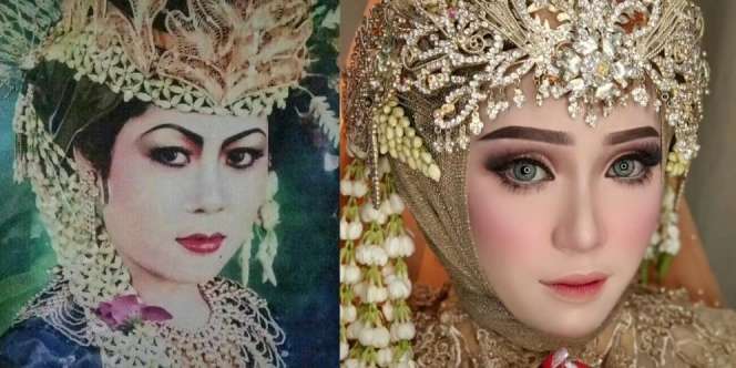 Begini Perbedaan Potret Makeup Pengantin Tahun 90an & 2000an, Perubahannya Jauh Banget Bikin Takjub